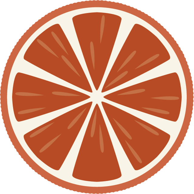 icon of a slice of blood orange